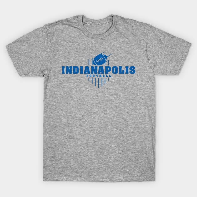 Indianapolis Football Team Color T-Shirt by Toogoo